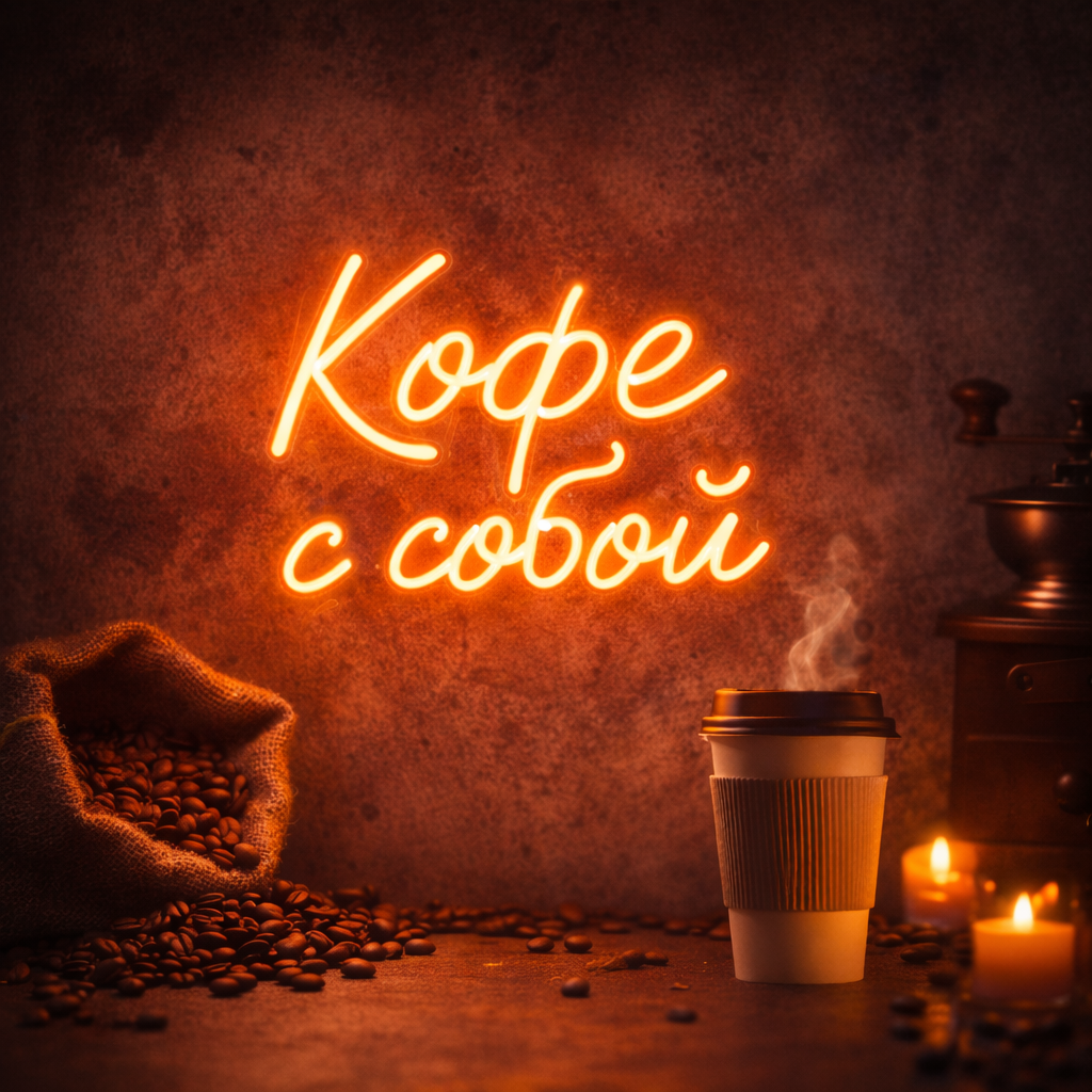 kofe-s-soboj-nadpis-neonovaya